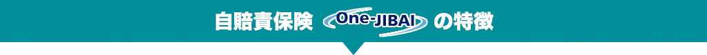 自賠責保険「One-JIBAI」の特徴
